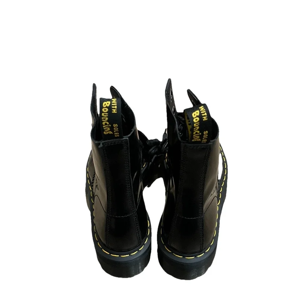 Dr. Martens Black Women's Molly Platform Boots with Bouncing Sole Size‎ 10